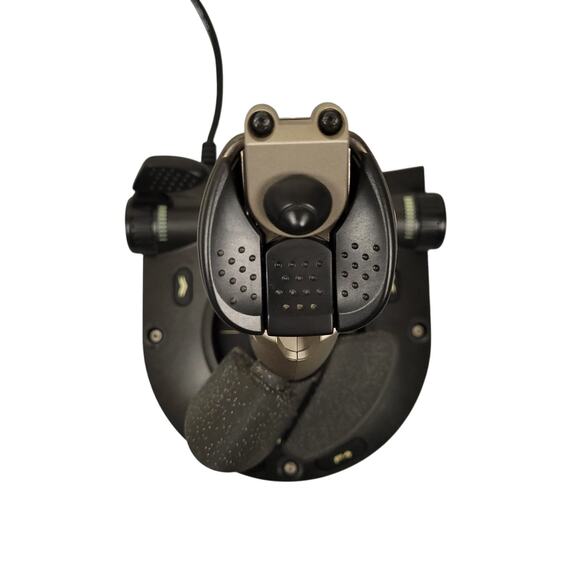 Vintage Saitek Cyborg 3D Gold Joystick PC USB Flight Controller Tested Works - Picture 5 of 14